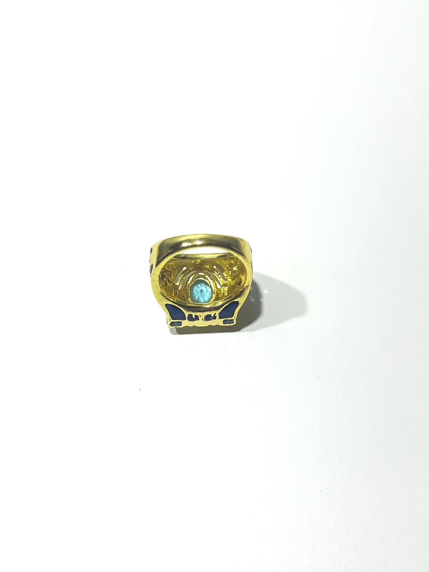 gold vintage ring art nouveau style