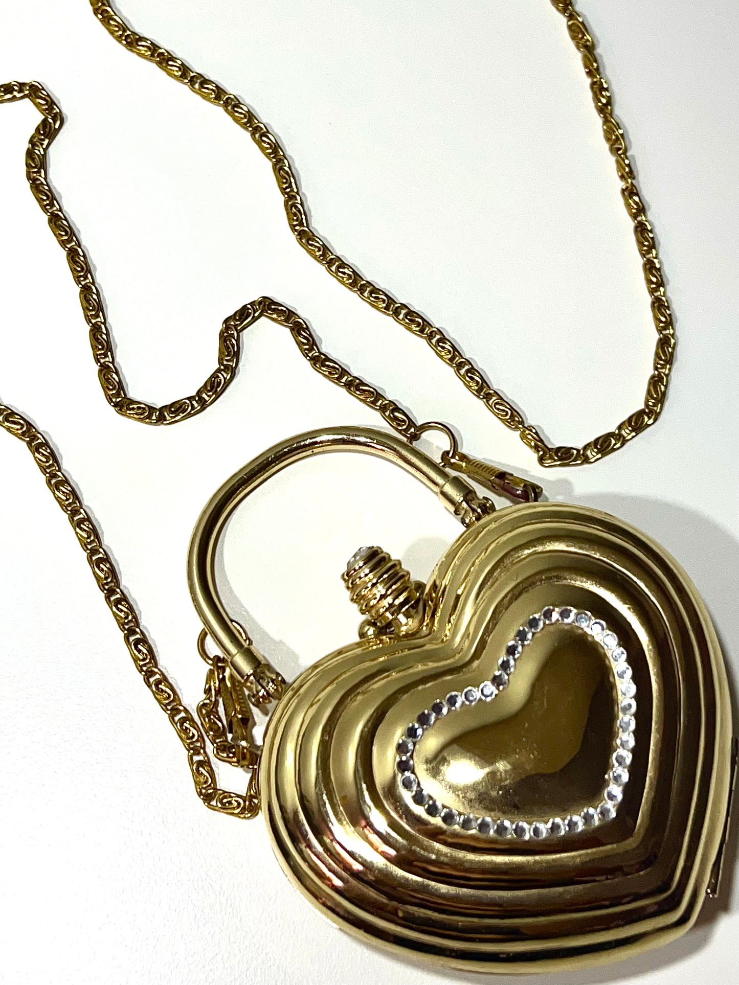 vintage heart bag